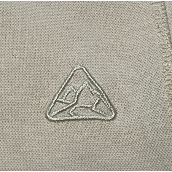 Livsn Men's Beige Keystone Long Sleeve Performance Shirt Size Large L EUC - Picture 2 of 6